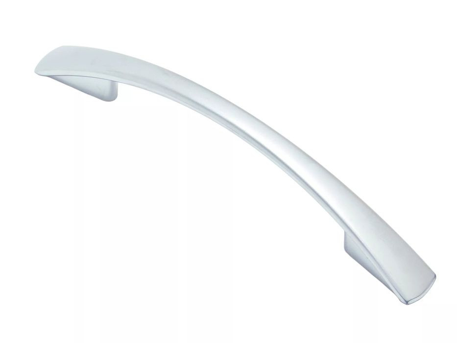 Ручка-скоба бабочка RS005 96мм матовый хром &mdash; Компания "Фишт Мебель"