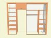 Шкаф-купе встроенный 3-х дверный с антресолью   фото 5 &mdash; Компания "Фишт Мебель"